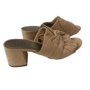 Worthington Women's  Mules with Bow Detail 7.5 GUC